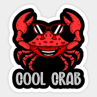 Cool Crab Sticker